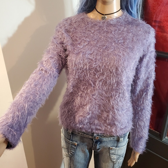 Mango Y2K Fuzzy Sweater - Picture 2 of 6